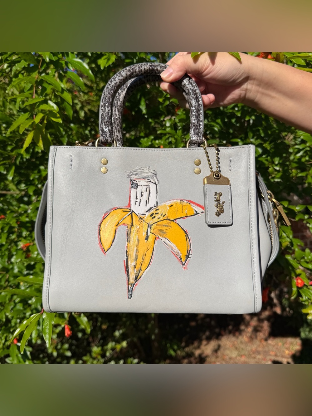 Coach X Jean-Michel Basquiat Rogue Bag 25 With Snakeskin Detail 6888 - Picture 2 of 16